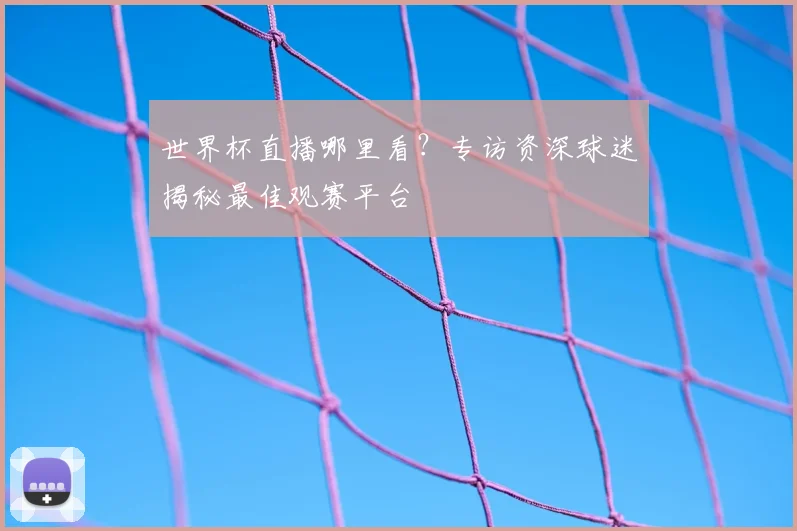 世界杯直播哪里看？专访资深球迷揭秘最佳观赛平台